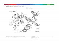 Bosch 0 601 952 303 Gsb 18 Ve-2 Cordless Impact Drill 18 V / Eu Spare Parts